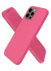 Newface Apple iPhone 12 Pro Kılıf First Silikon - Pembe
