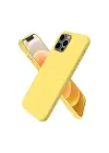Newface iPhone 12 Pro Kılıf First Silikon - Sarı