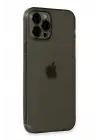 Newface Apple iPhone 12 Pro Kılıf Fly Lens Silikon - Siyah