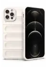 Newface Apple iPhone 12 Pro Kılıf Optimum Silikon - Krem