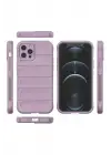 Newface Apple iPhone 12 Pro Kılıf Optimum Silikon - Mor