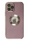 Newface iPhone 12 Pro Kılıf Store Silikon - Mor