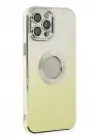 Newface Apple iPhone 12 Pro Max Kılıf Best Silikon - Sarı