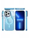 Newface iPhone 12 Pro Max Kılıf Beta Magneticsafe Silikon - Mavi