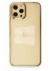 Newface Apple iPhone 12 Pro Max Kılıf Element Silikon - Gold