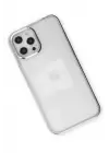 Newface Apple iPhone 12 Pro Max Kılıf Element Silikon - Gümüş