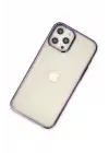 Newface iPhone 12 Pro Max Kılıf Element Silikon - Mor
