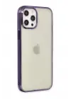 Newface Apple iPhone 12 Pro Max Kılıf Element Silikon - Mor
