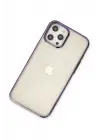 Newface Apple iPhone 12 Pro Max Kılıf Element Silikon - Mor