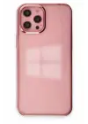 Newface Apple iPhone 12 Pro Max Kılıf Element Silikon - Pembe