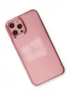 Newface Apple iPhone 12 Pro Max Kılıf Element Silikon - Pembe