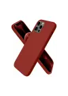 Newface Apple iPhone 12 Pro Max Kılıf First Silikon - Bordo