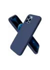 Newface iPhone 12 Pro Max Kılıf First Silikon - Lacivert