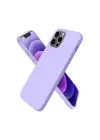 Newface iPhone 12 Pro Max Kılıf First Silikon - Lila