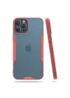 Newface Apple iPhone 12 Pro Max Kılıf Platin Silikon - Pembe