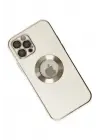 Newface Apple iPhone 12 Pro Max Kılıf Store Silikon - Beyaz