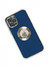 Newface iPhone 12 Pro Max Kılıf Store Silikon - Mavi