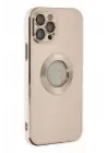 Newface Apple iPhone 12 Pro Max Kılıf Store Silikon - Pembe