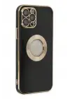 Newface iPhone 12 Pro Max Kılıf Store Silikon - Siyah