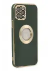 Newface iPhone 12 Pro Max Kılıf Store Silikon - Yeşil