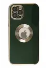 Newface Apple iPhone 12 Pro Max Kılıf Store Silikon - Yeşil