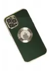 Newface Apple iPhone 12 Pro Max Kılıf Store Silikon - Yeşil