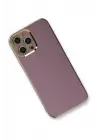 Newface Apple iPhone 12 Pro Max Kılıf Volet Silikon - Mor