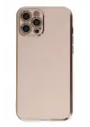 Newface Apple iPhone 12 Pro Max Kılıf Volet Silikon - Pembe