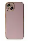 Newface iPhone 13 Kılıf Volet Silikon - Mor