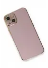 Newface iPhone 13 Kılıf Volet Silikon - Mor