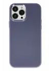 Newface Apple iPhone 13 Pro Kılıf Asya Deri Silikon - Mor