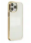 Newface Apple iPhone 13 Pro Kılıf Element Silikon - Gold