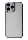 Newface Apple iPhone 13 Pro Kılıf Element Silikon - Mor