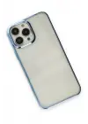 Newface Apple iPhone 13 Pro Kılıf Element Silikon - Sky Blue