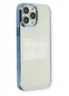 Newface iPhone 13 Pro Kılıf Element Silikon - Sky Blue