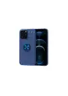 Newface iPhone 13 Pro Kılıf Range Yüzüklü Silikon - Mavi
