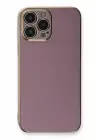 Newface iPhone 13 Pro Kılıf Volet Silikon - Mor