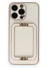 Newface Apple iPhone 13 Pro Max Kılıf Coco Elit Kapak - Beyaz