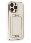 Newface Apple iPhone 13 Pro Max Kılıf Coco Elit Kapak - Beyaz