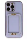 Newface Apple iPhone 13 Pro Max Kılıf Coco Elit Kapak - Lila