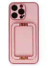 Newface Apple iPhone 13 Pro Max Kılıf Coco Elit Kapak - Pembe