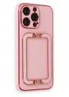 Newface Apple iPhone 13 Pro Max Kılıf Coco Elit Kapak - Pembe
