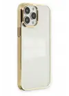 Newface Apple iPhone 13 Pro Max Kılıf Element Silikon - Gold