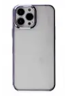 Newface Apple iPhone 13 Pro Max Kılıf Element Silikon - Mor