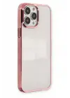 Newface Apple iPhone 13 Pro Max Kılıf Element Silikon - Pembe