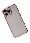 Newface Apple iPhone 13 Pro Max Kılıf Element Silikon - Pembe