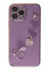Newface Apple iPhone 13 Pro Max Kılıf Esila Silikon - Mor