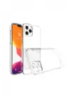 Newface Apple iPhone 13 Pro Max Kılıf Lüx Şeffaf Silikon