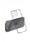 Newface iPhone 13 Pro Max Kılıf Lüx Şeffaf Silikon