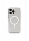 Newface Apple iPhone 13 Pro Max Kılıf Matte Şeffaf Magneticsafe - Şeffaf